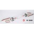 1/60 Red Frame King Blade Weapon units for PG red Astray Gundam GM3003